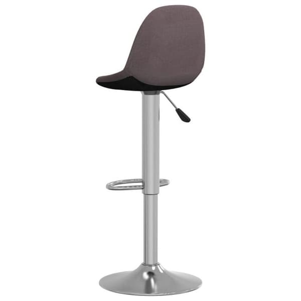 vidaXL Barstolar, 2 st Taupe Tyg