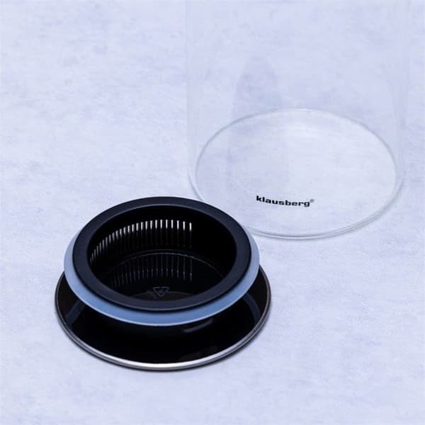Glaskaraff - KLAUSBERG - KB-7687 - 1,5L - Borosilikatglas - Elegant design