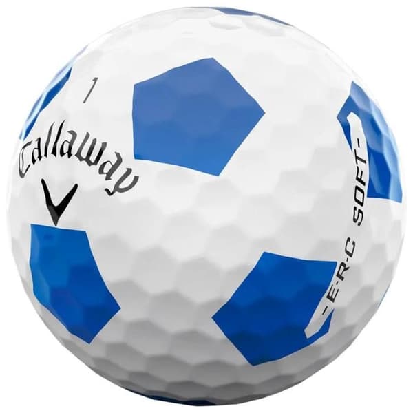 Låda med 12 Callaway ERC Soft Truvis golfbollar