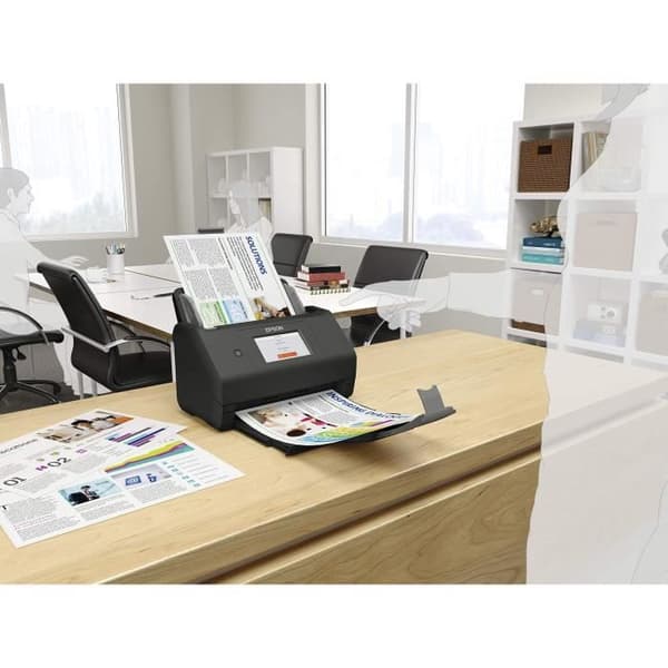 EPSON ES-580W Office Document Scanner - Automatisk Duplex - 600 Dpi - Wi-Fi Direct