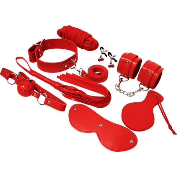 UPPLEV BDSM FETISCHKIT RÖD SERIE