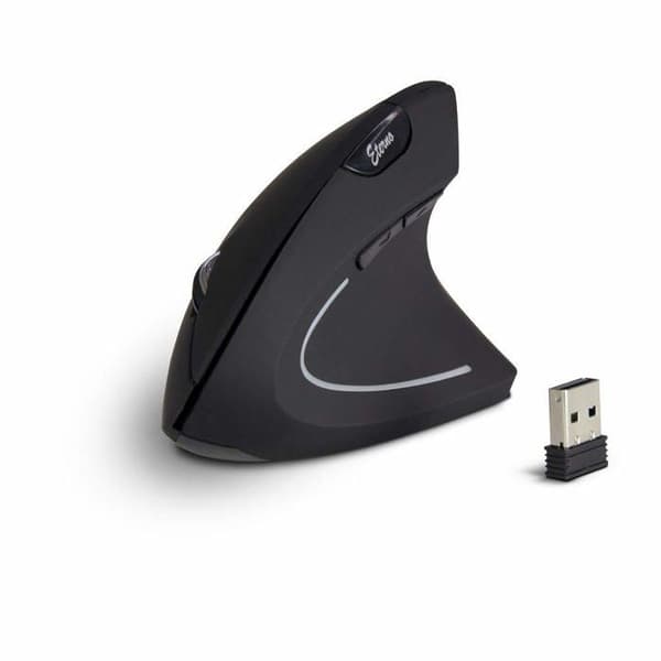 Mus - INTER-TECH - KM-206R - Optisk 1600 DPI - Trådlös + USB - Ambidextrös