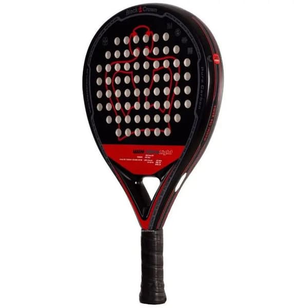 Padelracket - BLACK CROWN - Win Ultra Light 2025 - Ultralätt vikt - Optimerad balans - Vibrationsdämpning