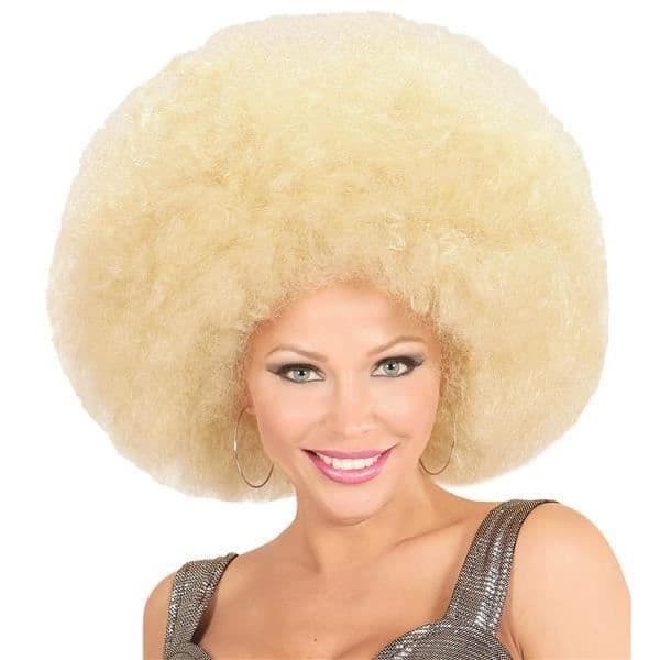 Perruque - WIDMANN - Gigantisk afroperuk - Blond - Syntetisk - Unisex