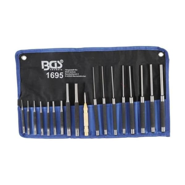 Jaktpinnsset - BGS TECHNIC - 18 delar - Extra långa - Härdade - Polerade