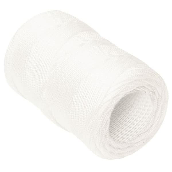152529 vidaXL Båtrep Komplett Vit 2 mm 25 m Polypropen