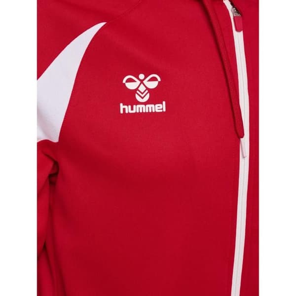 Hummel Core 2.0 hoodiejacka - true red/vit