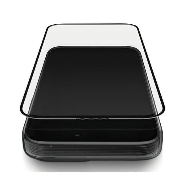 Härdat glas - UNIQ - Optix Vivid - iPhone 15 - Transparent applicator - Transparent