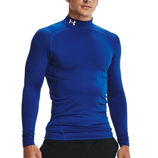 Under Armour Comp Mock T-shirt Blå Herr
