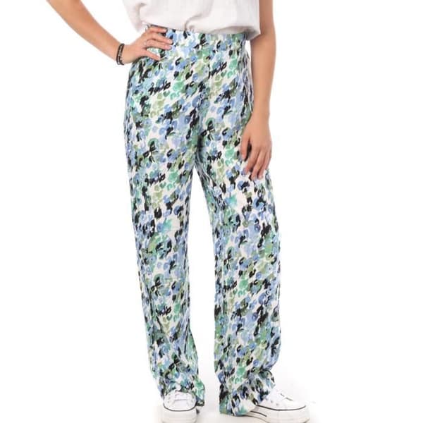 Vero Moda Vida Grön/Blå Dambyxor