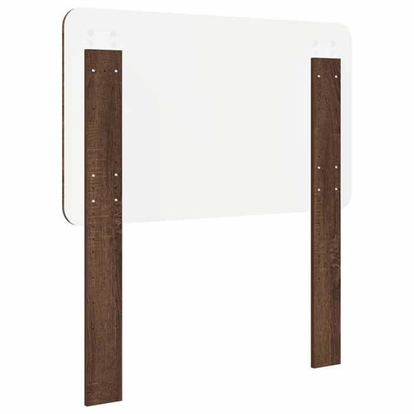 Sänggavel - VIDAXL - 78x3x100 cm - Ingenjörsträ - Brun ek - Nutida