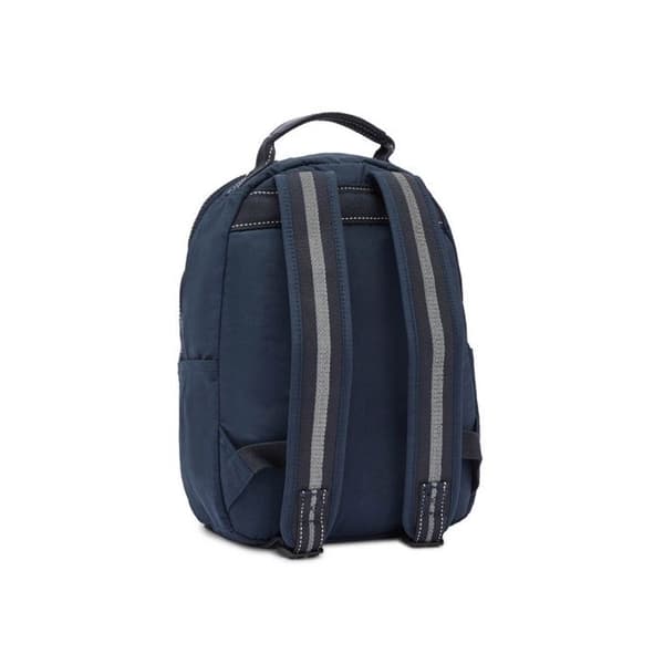 Kipling Blå ryggsäck för kvinnor och män - Basic Seoul Backpack S Blue Blå 2 129294