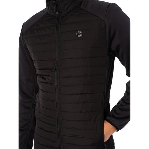 Flerfärgad Vadderad Jacka - Jack & Jones - Herr - Svart