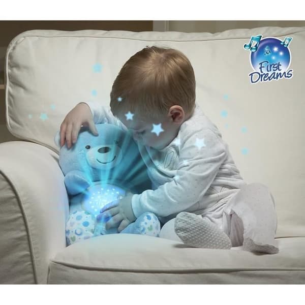 CHICCO Ourson Projektor Baby Bear Blå Första Drömmar