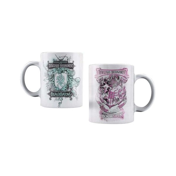 Mugg - TROLLKONSTENS VÄRLD - HARRY POTTER - Beauxbâtons - Keramik - Cylindrisk