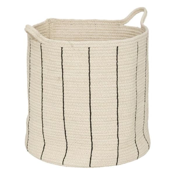 Set med 2 "mysiga" förvaringskorgar 38cm elfenben