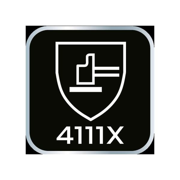 Arbetsvantar, bomull, delvis belagda med nitril, 4111X, storlek 9