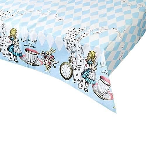 Bordskydd - TALKING TABLES - Alice i Underlandet - Rektangulär - 180cm x 120cm - Blå