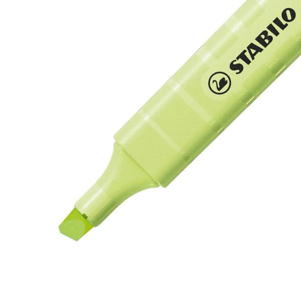 Surligneur - STABILO - Swing Cool - Pastellutgåvan - Grön - Sned spets
