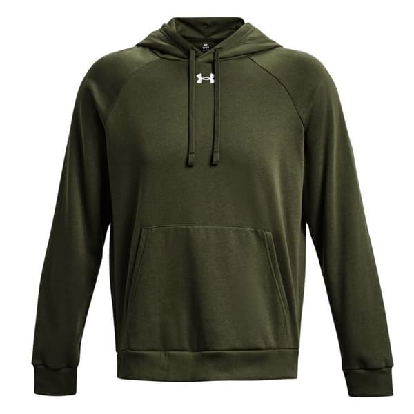 Huvtröja - UNDER ARMOR - Rival - Herr - Kaki - Långa ärmar