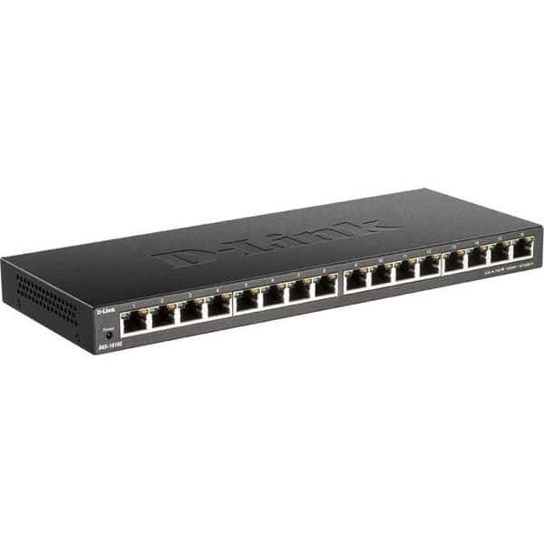 16-portars Gigabit-switch - Metallisk - DLINK - QoS 802.1p