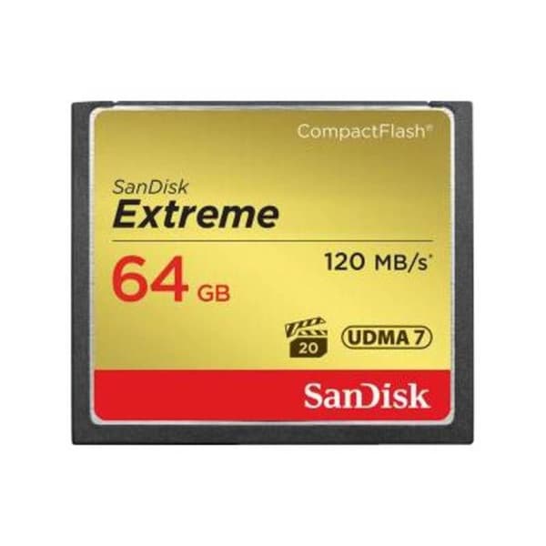 SANDISK Extreme CF 120Mb/S 85Mb/S 64Gb