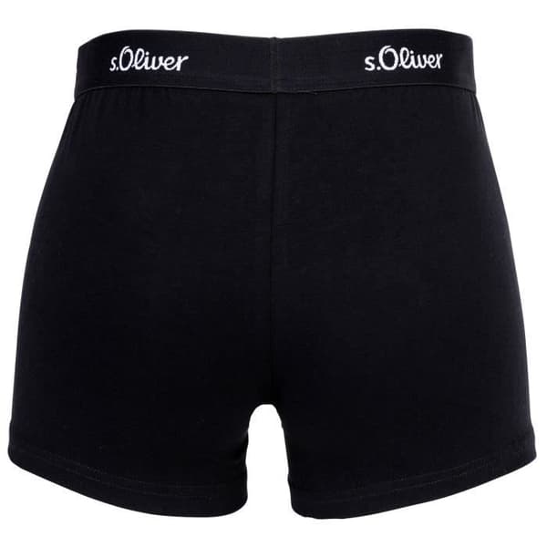 Kalsonger Herr - s.Oliver - Pack om 3 - Enfärgad - Elastisk Midja - Stretchbomull