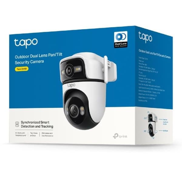 TP-Link Tapo C545D PTZ 3MP 6mm IP66 Utomhus Övervakningskamera