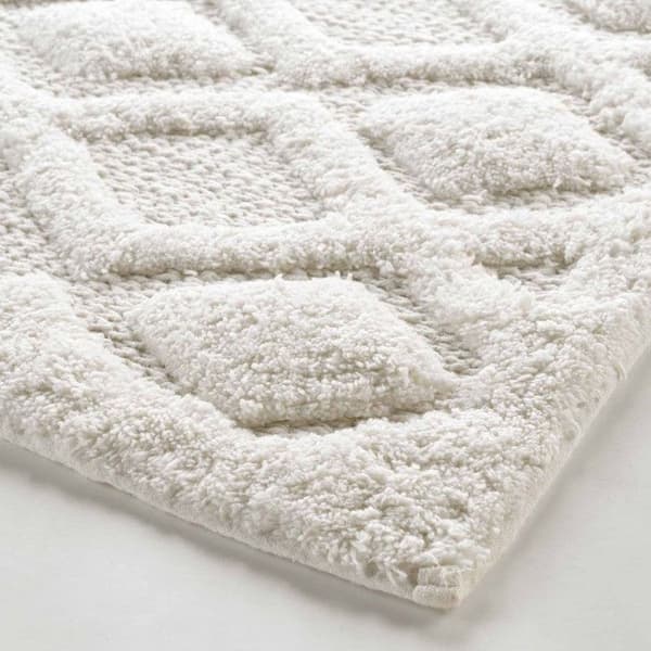 Badrug Jacquard "Nemesis" 50x80cm Vit