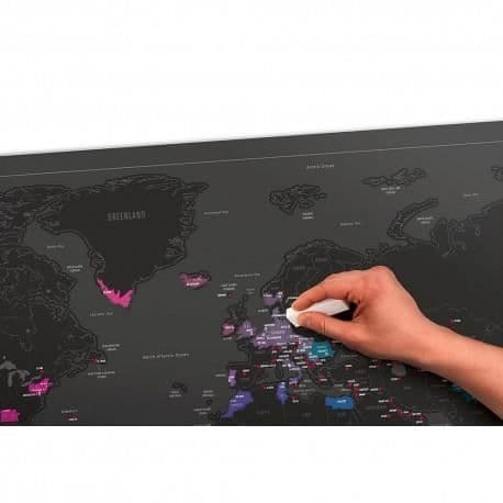 Scratch Map Capitals - Scratch Map