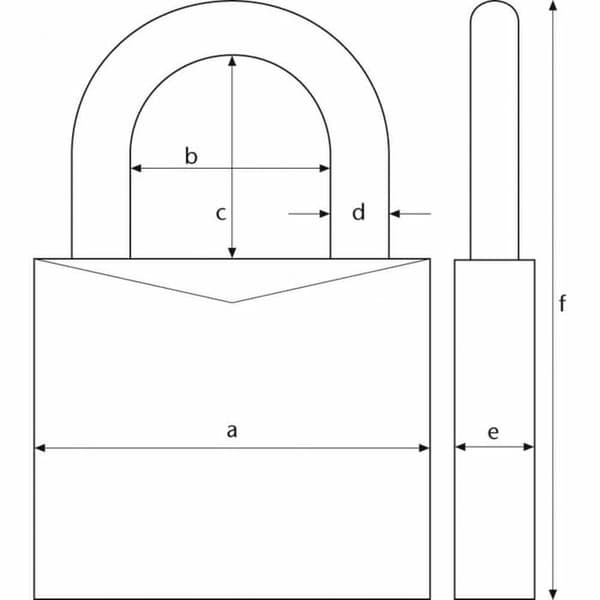 ABUS NUMMER HÄNGLÅS 155 40MM-SB