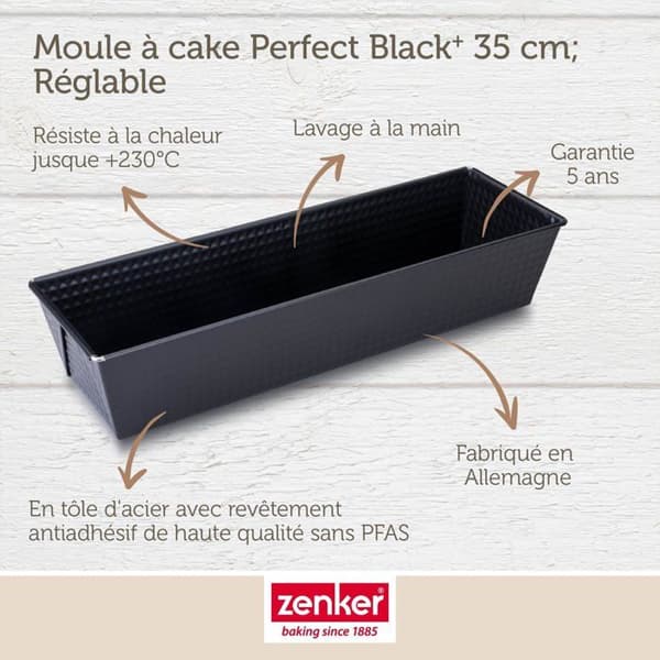 Sockerkaksform 35 x 11,5 x 7 cm Zenker PerfectBack+