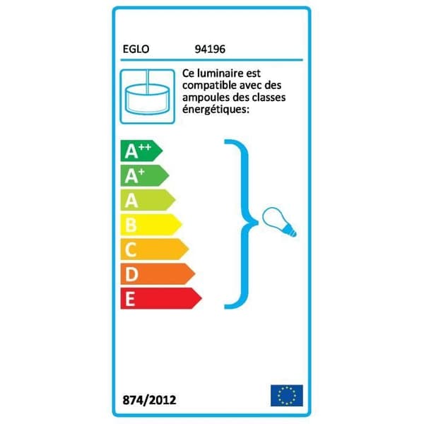 TARBES - 3-Ljussvart metall/kopparhänge Ø31cm