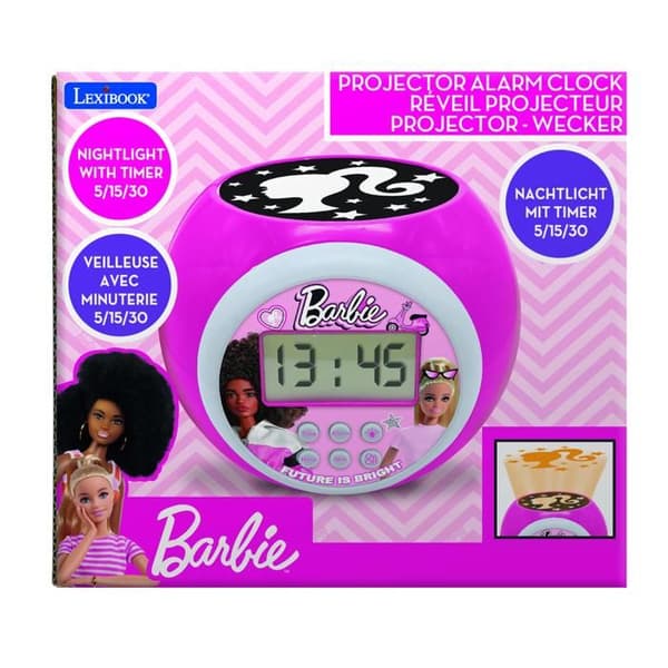 Barbie projektor väckarklocka
