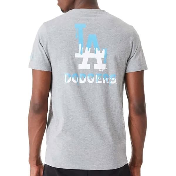 T-shirt Grå Herr New Era Drip Logotyp
