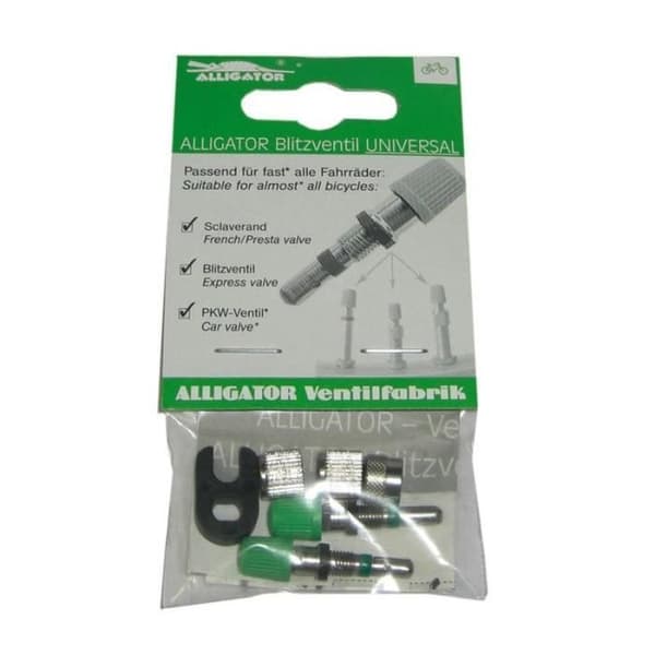 Universal fälgventilsats Mijnenpieper Alligator - silver - TU