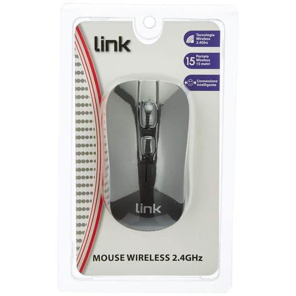 Trådlös mus - LINK - LKMOS02 - 1000 DPI - 3 knappar - Räckvidd 10 meter
