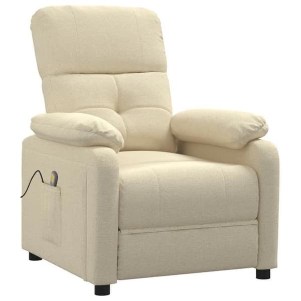 vidaXL Massagestol Krämtyg 289681