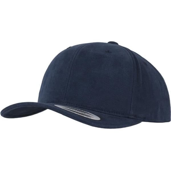 Keps Curved Cap - Flexfit - BROSAT BOMULL - 100% bomull - En storlek - Mörkblå