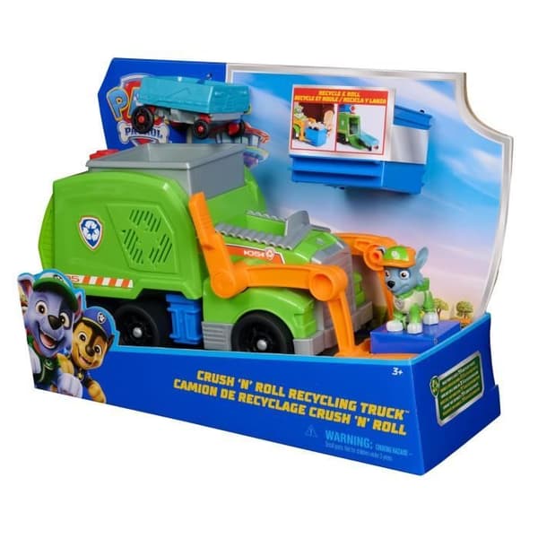 SPIN MASTER LASTBIL CRUSH 'N' ROLL ROCKY Paw Patrol