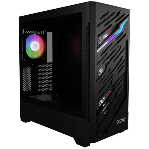 PC-chassi E-ATX - ADATA - Starker Air BTF - Svart - 4 ARGB-fläktar 120mm - Härdat glas