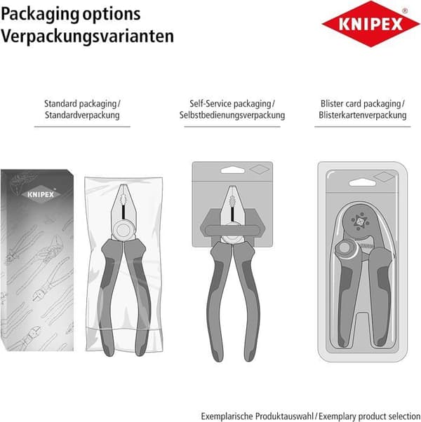 KNIPEX tång - Längd: 125 mm - Öppning: 23 mm - 8603125
