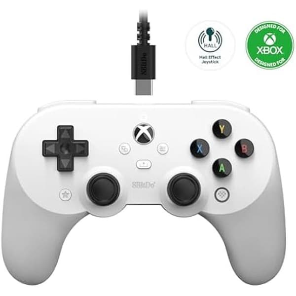 Spelkontroll - 8BITDO - Pro 2 - Trådad - Hall-effekt joystick - 3,5 mm ljuduttag