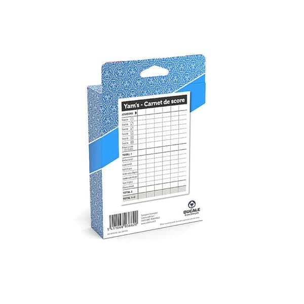 Sällskapsspel - DUCALE - 10014698 - Pack med 2 block - Röd - Bärbar