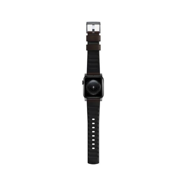 Armband Apple Watch Nomad Active Pro för Apple Watch 42/44mm Grå/Marron