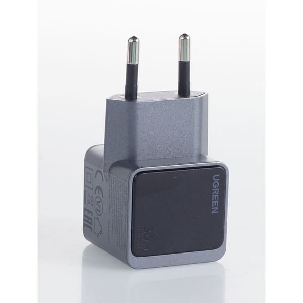 GaN väggladdare - UGREEN - USB-C - 30W - Grå