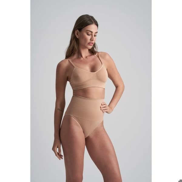 Sömlös bh för kvinnor Bye Bra - beige