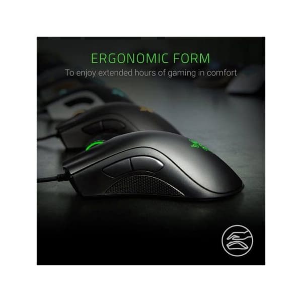 Spelmus - Razer - Deathadder Essential - 6400 DPI - Ergonomisk - Trådbunden