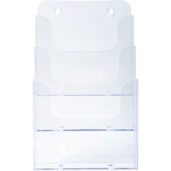 Dokumentmappe A5 - EXACOMPTA - 3 fack - Transparent - Kontor - Monobloc