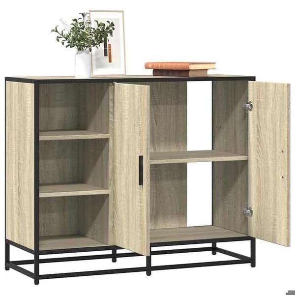 vidaXL Buffé eksonoma 92x35x76 cm ingenjörsträ 849020